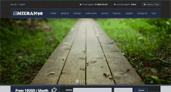 Desktop Screenshot of mizban98.com